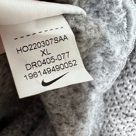 Nike Recycled Tech Pack Gray Hoodie Mens Sz XL - Picture 10 of 10